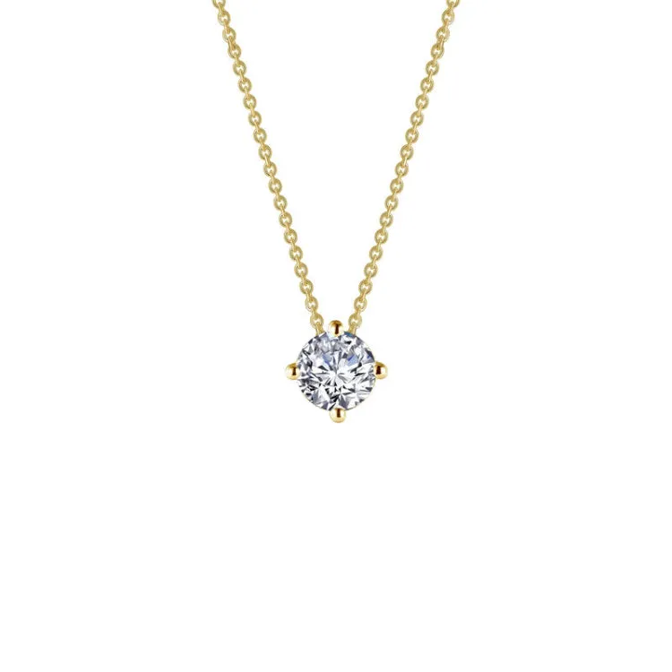 1.0 CTW Solitaire Necklace