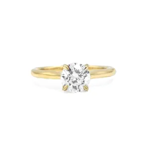 14ky Petite Diamond Engagement Ring