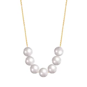 18K Gold Plated Evening Pearl Necklace