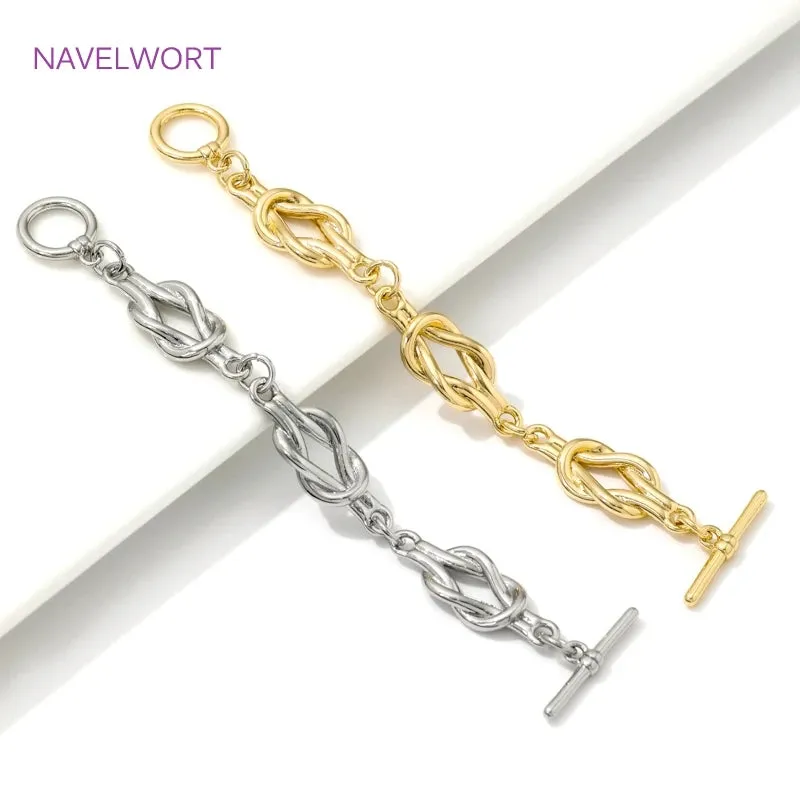 18K Gold-Plated OT Toggle Clasps for Jewelry Making