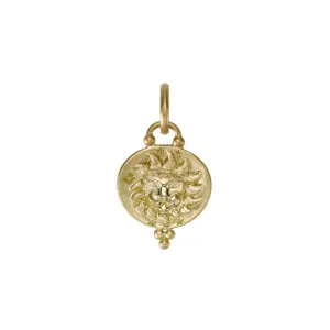 18K Leo Zodiac pendant