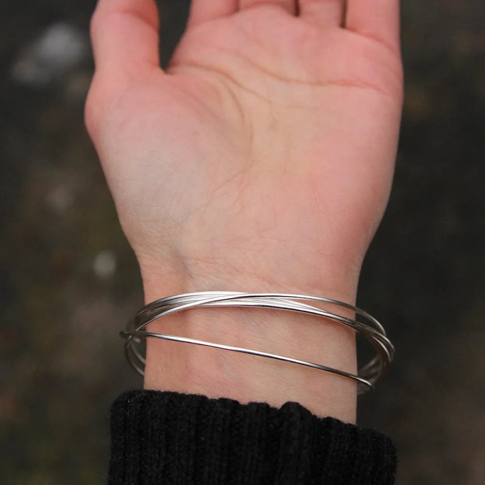 5 Whisper Wires Bangle