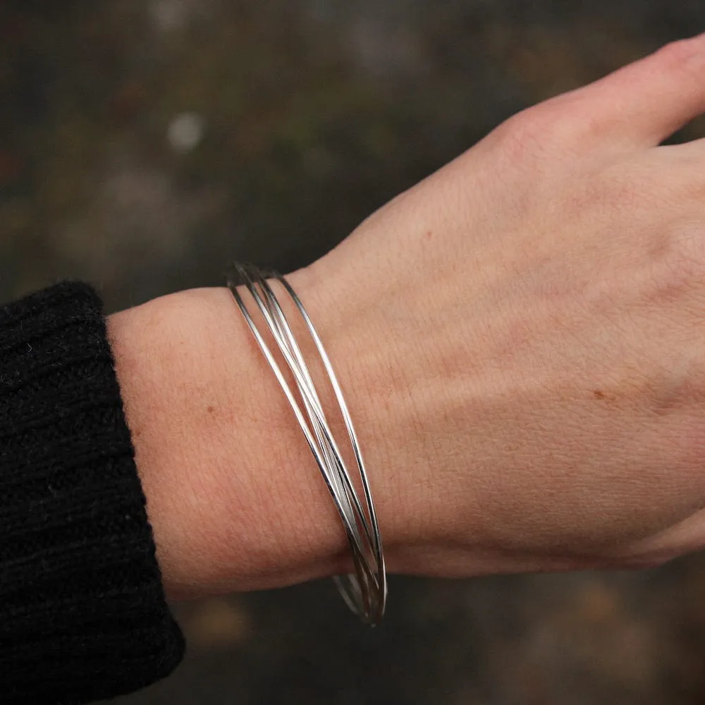 5 Whisper Wires Bangle