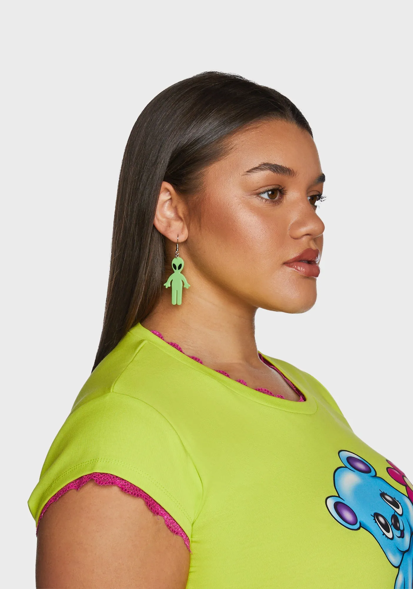 Aliens Exist Drop Earrings