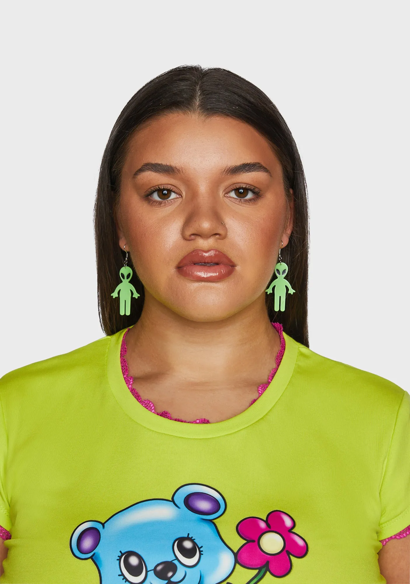 Aliens Exist Drop Earrings