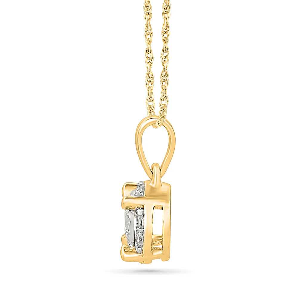 Aliyna Gold & Diamond Pendant