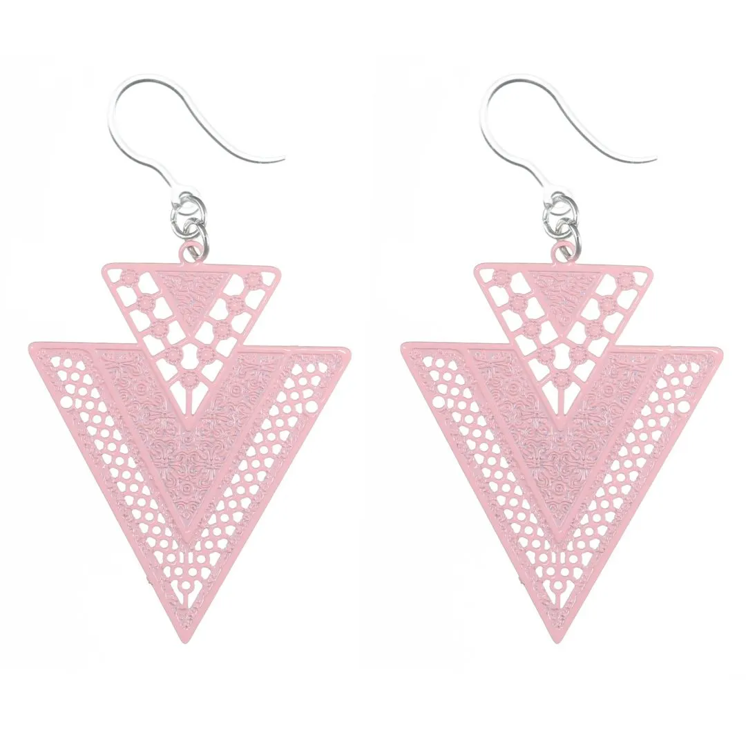 Arrowhead Dangles Hypoallergenic Earrings for Sensitive Ears Made with Plastic Posts