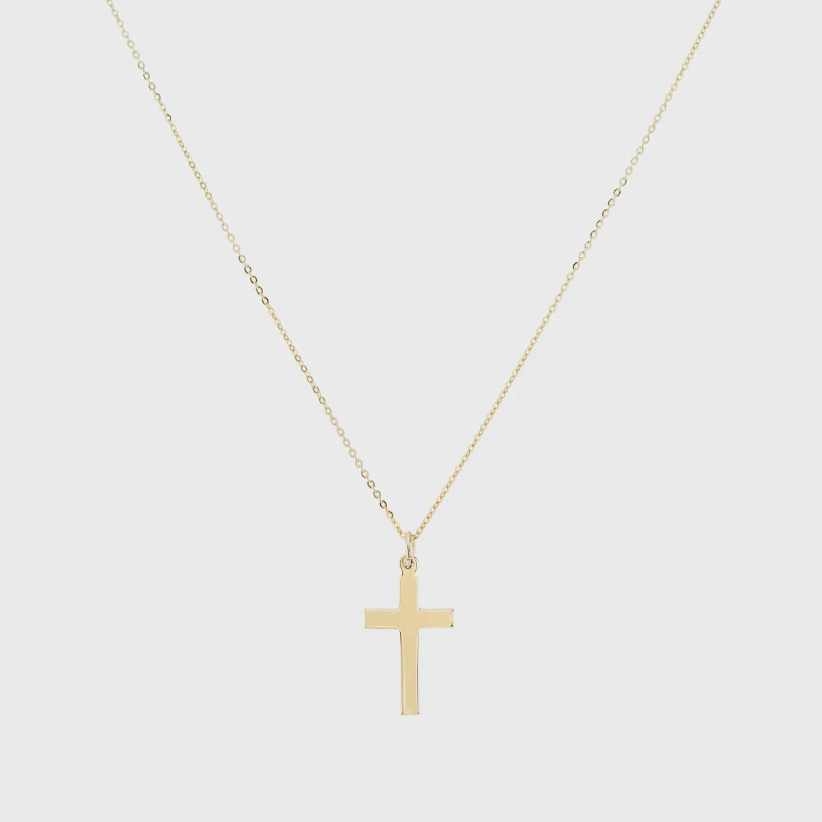 Arundel 9ct Gold Cross Pendant Necklace