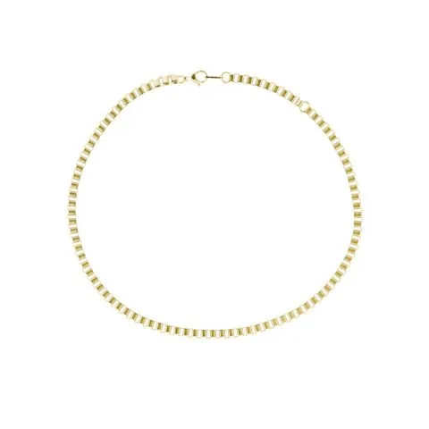 Bandhu Box Chain Necklace - Gold