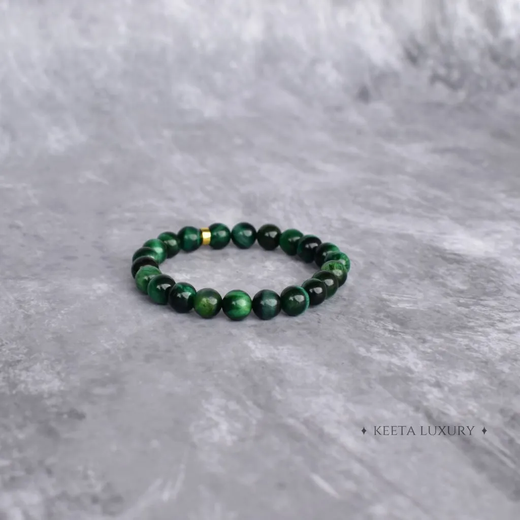 Basic - Green Tiger Eye Bracelet