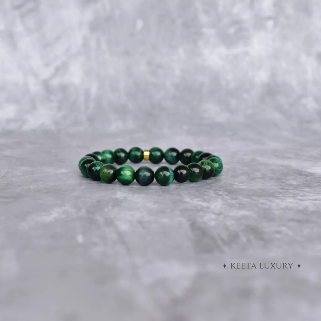 Basic - Green Tiger Eye Bracelet