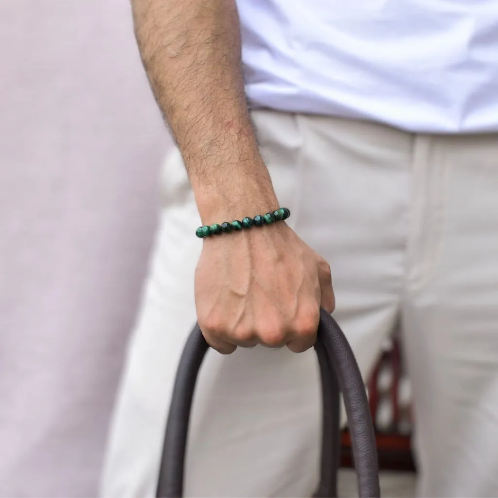 Basic - Green Tiger Eye Bracelet