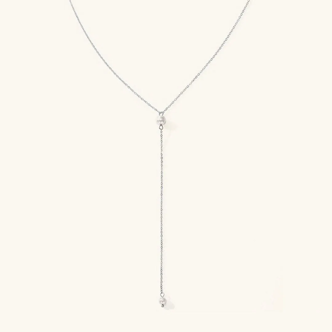 Beatrice Pearl Tassel Necklace