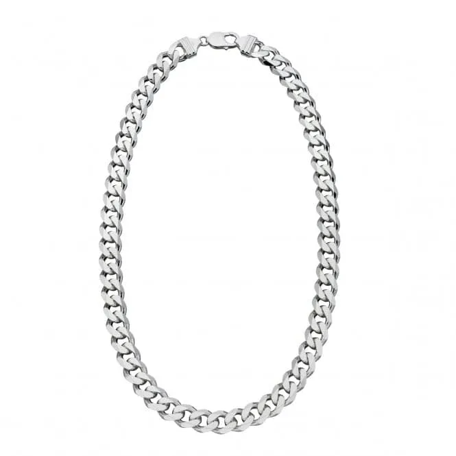 Beginnings Sterling Silver Heavyweight Diamond Cut 51cm Necklaces N4273