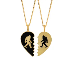 Bigfoot to My Yeti BFF Necklaces