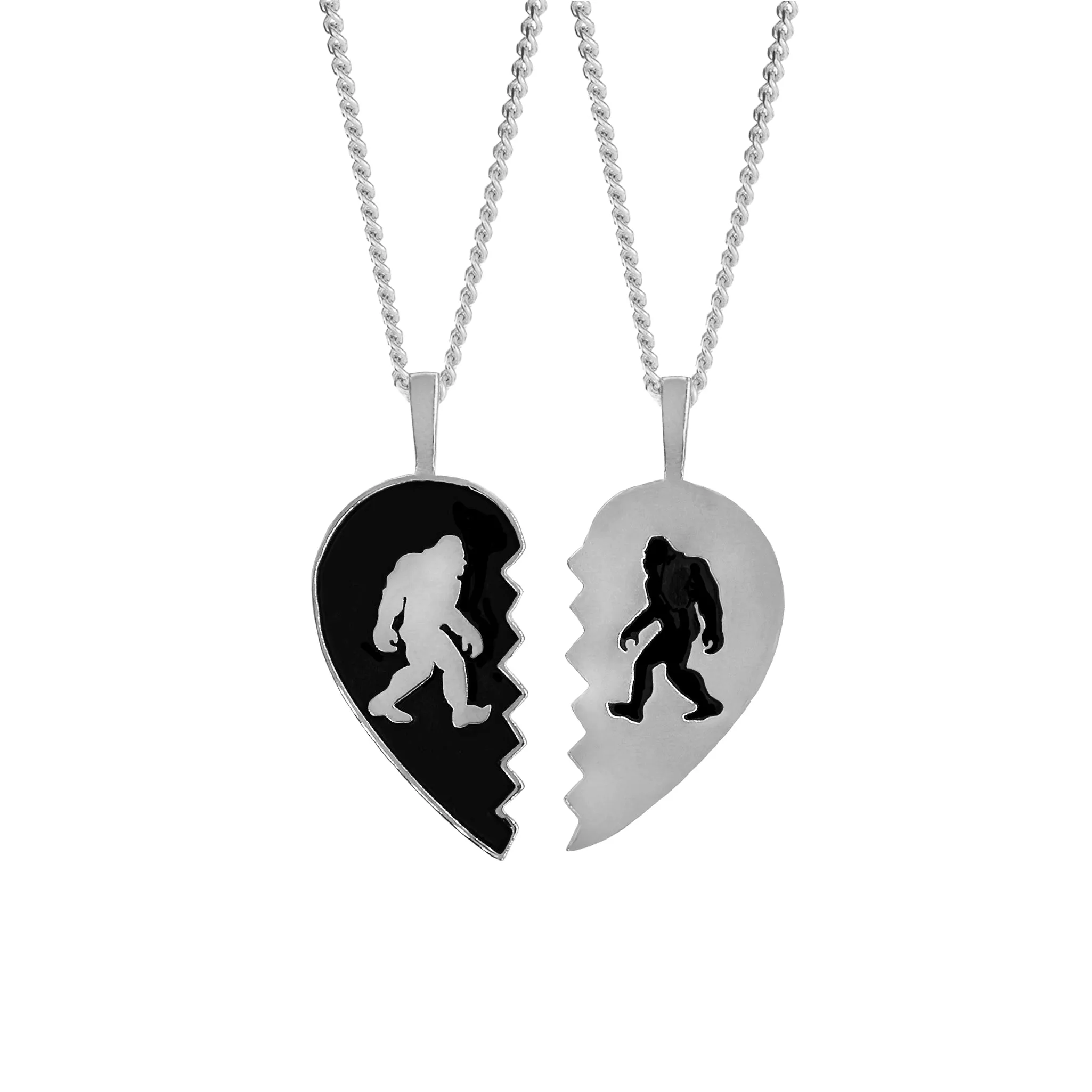 Bigfoot to My Yeti BFF Necklaces