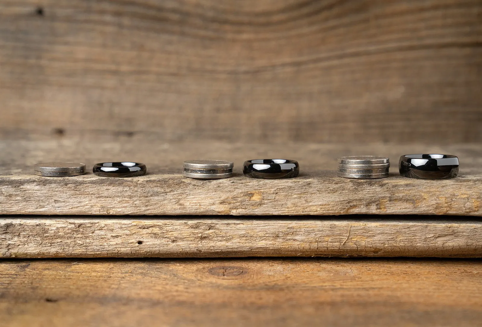 Black Ceramic Ring - Minimalist - 4MM