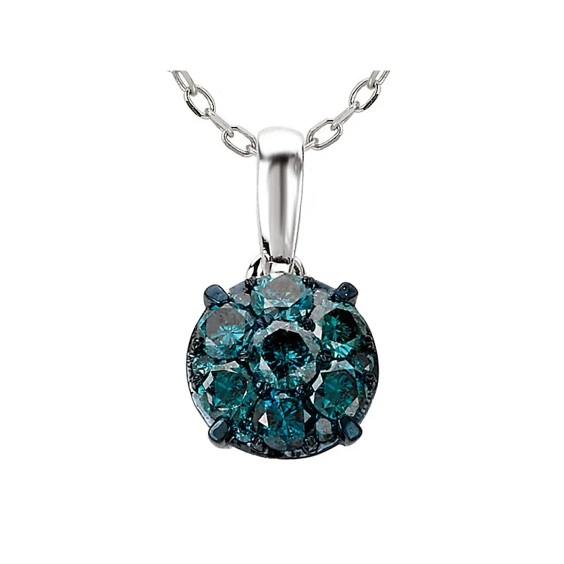 Blue Diamond Pendant