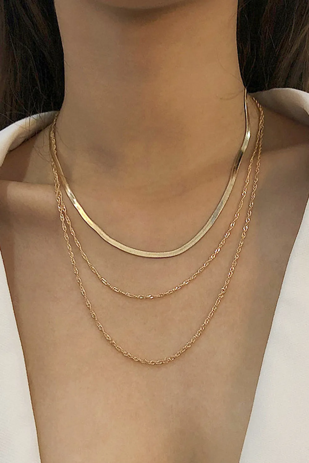 Bohemian Gold Layered Necklace