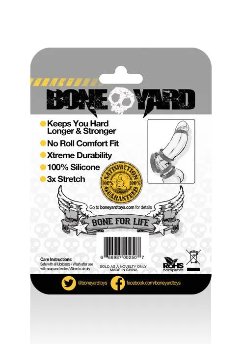 Boneyard Silicone Ring 50mm Grey