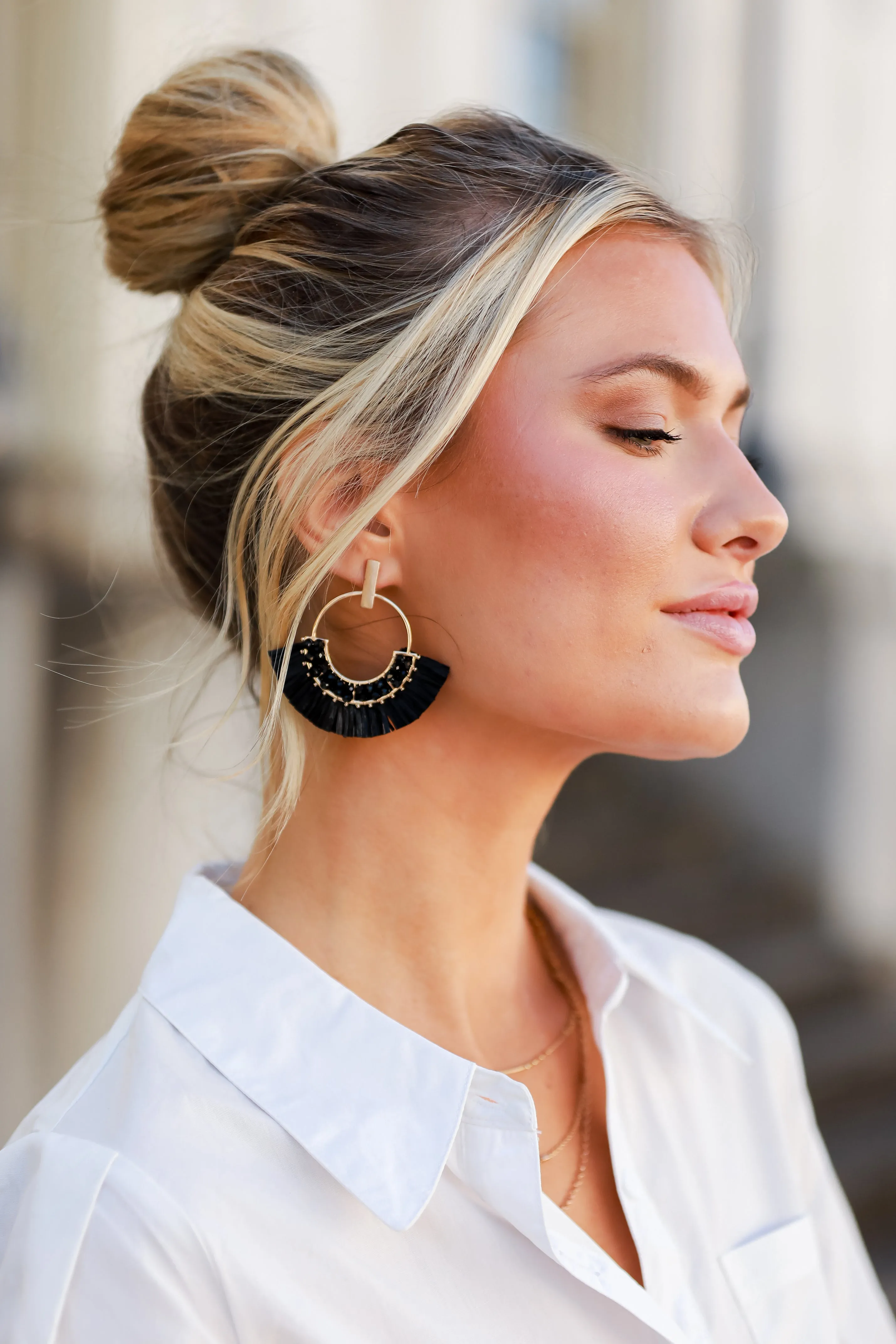 Brooke Fringe Statement Earrings