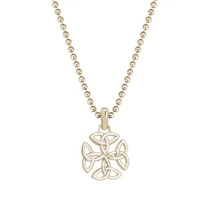 Celtic Dara Knot Pendant in Gold