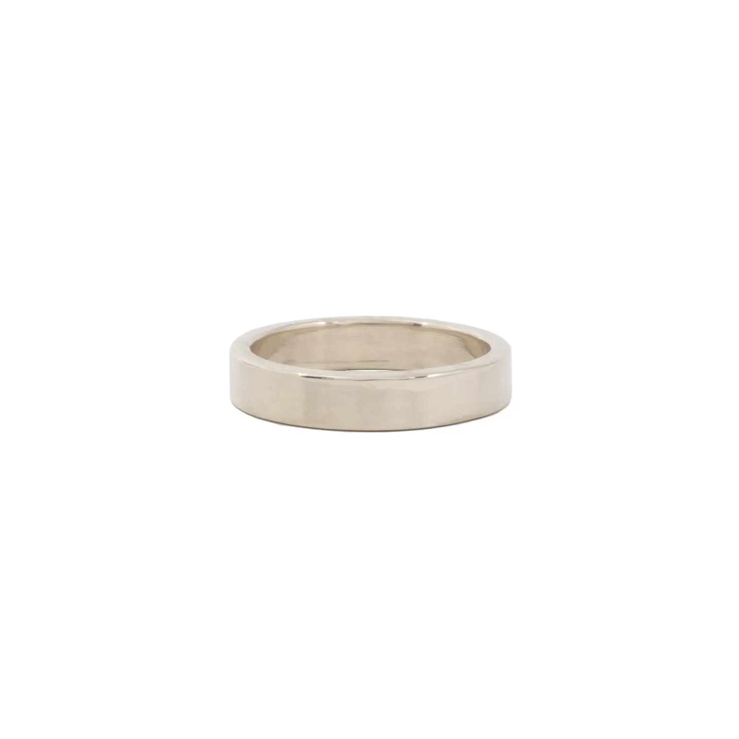 Classic High Polished 4mm gold wedding band