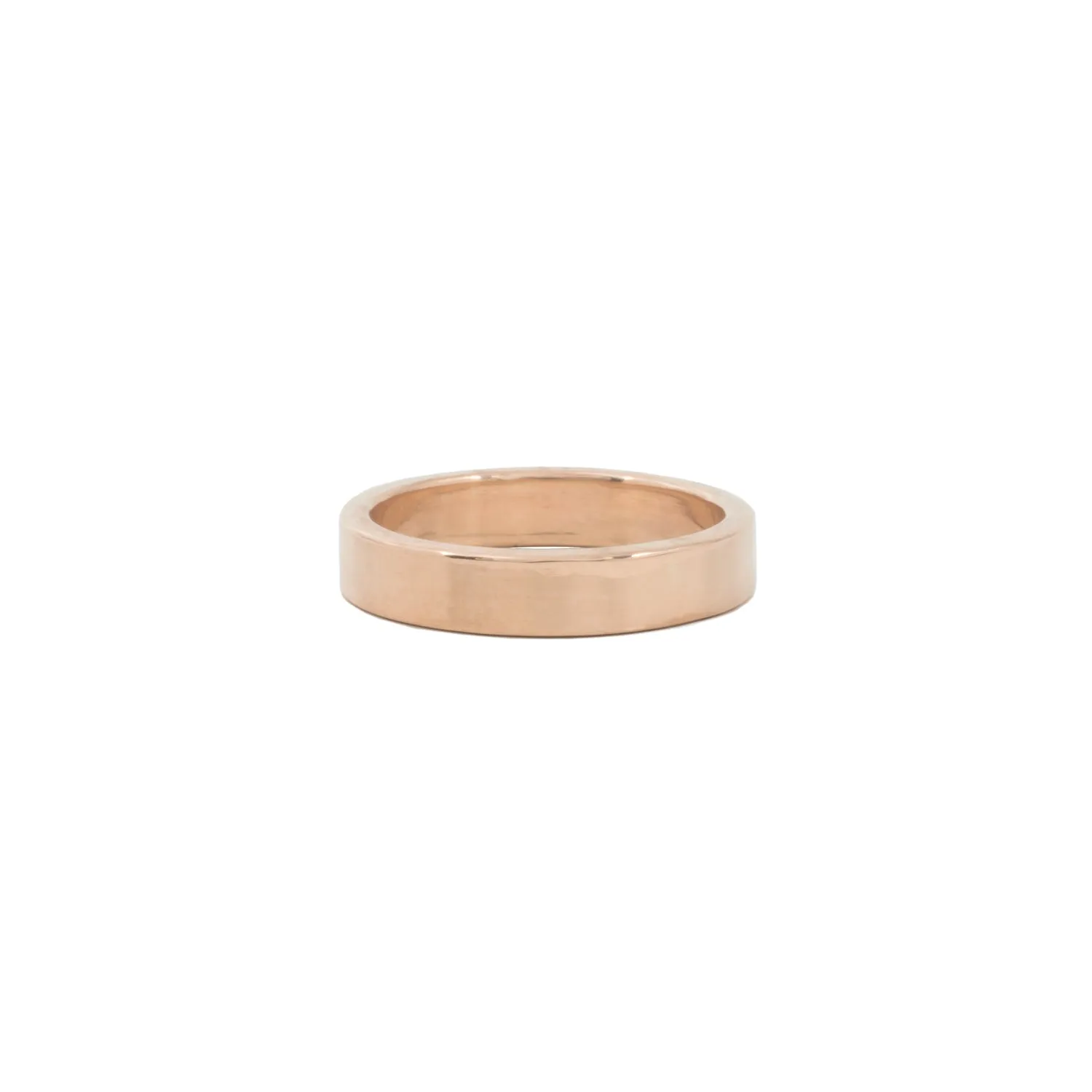 Classic High Polished 4mm gold wedding band