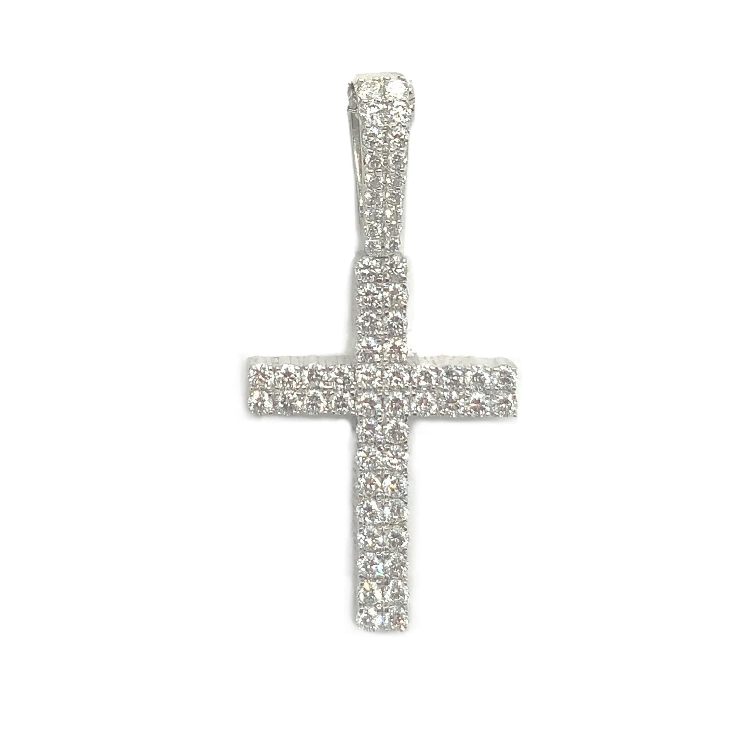 Classic Solid Gold & Diamond Cross