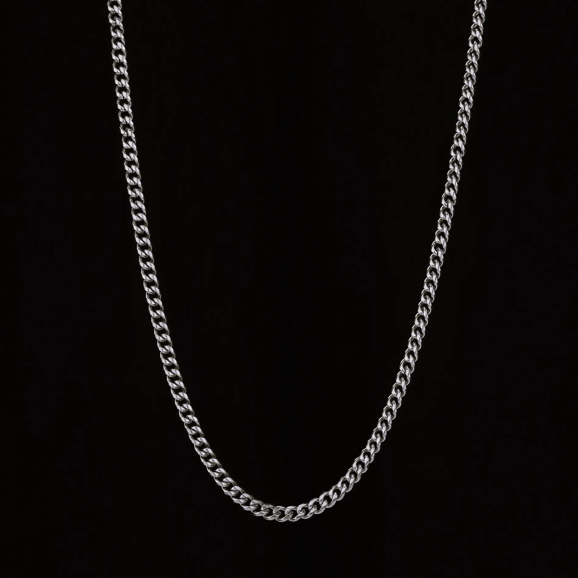 Cuban Link Chain 3mm - Silver RG134