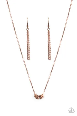 Dainty Dalliance - Copper Necklace