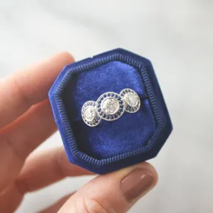 Diamond and Sapphire Ring