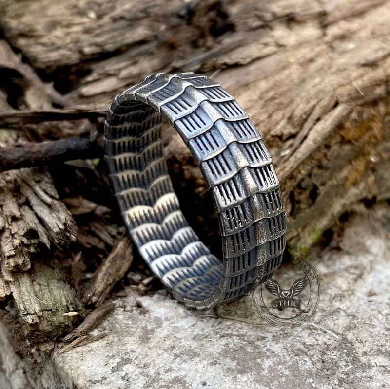 Dragon Spine Sterling Silver Ring