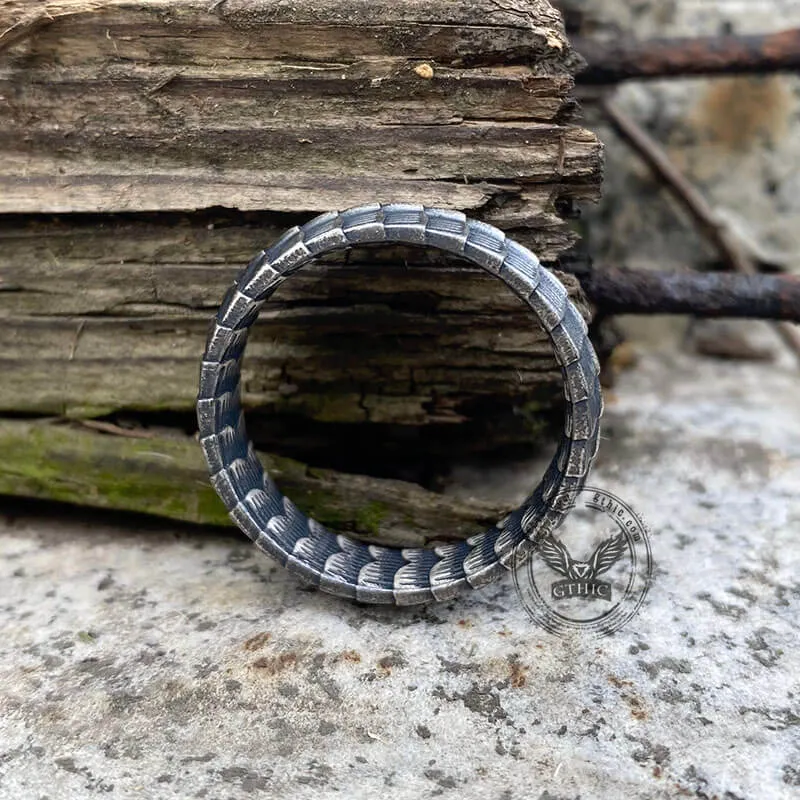 Dragon Spine Sterling Silver Ring