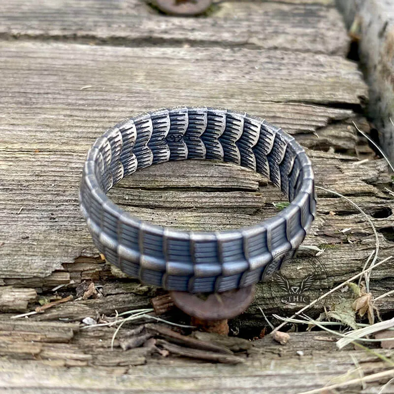 Dragon Spine Sterling Silver Ring