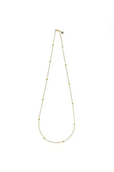 Ella Stein Beaded Chain Necklace in Gold