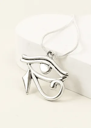 Eye of Horus Silver Necklace