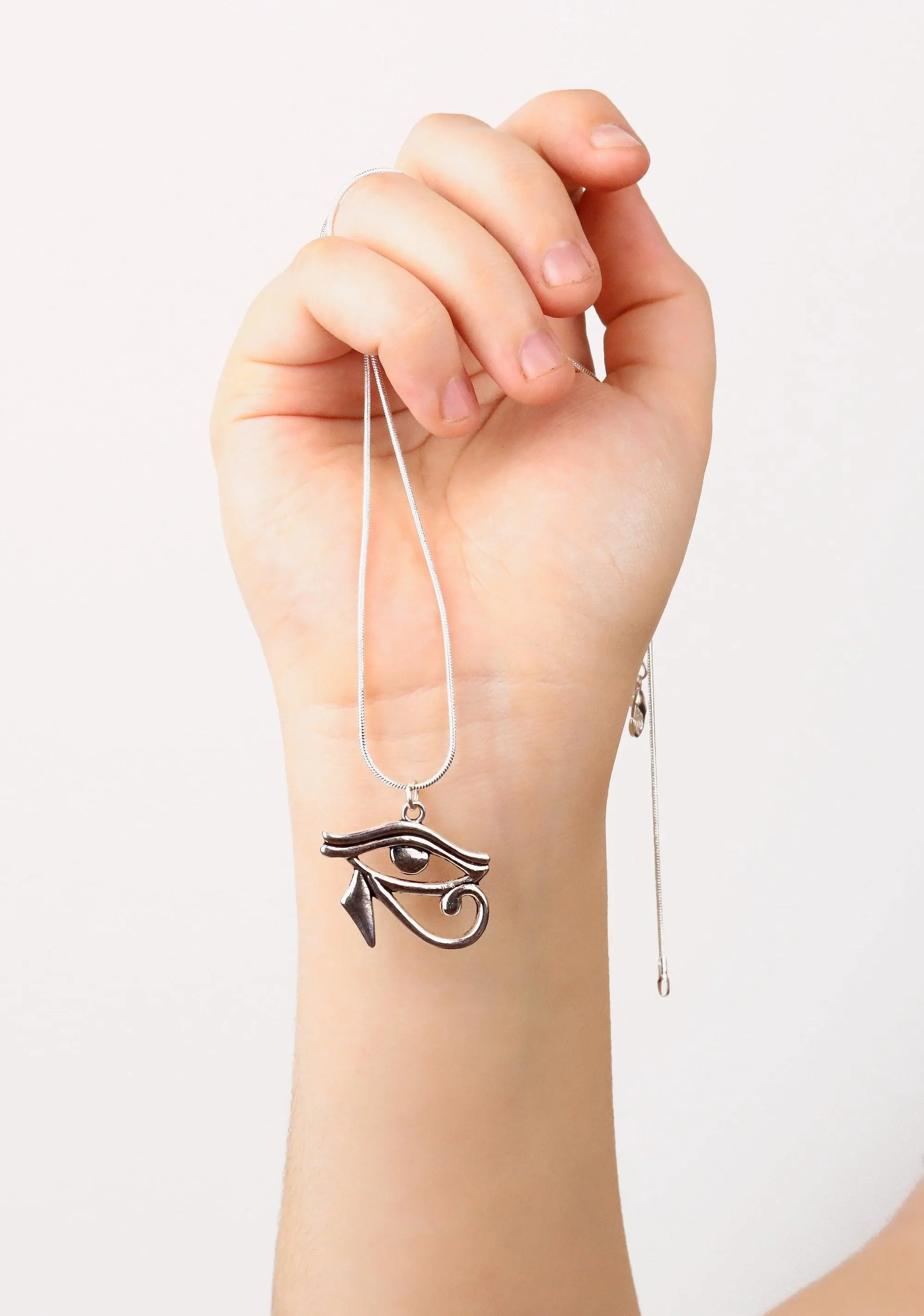 Eye of Horus Silver Necklace