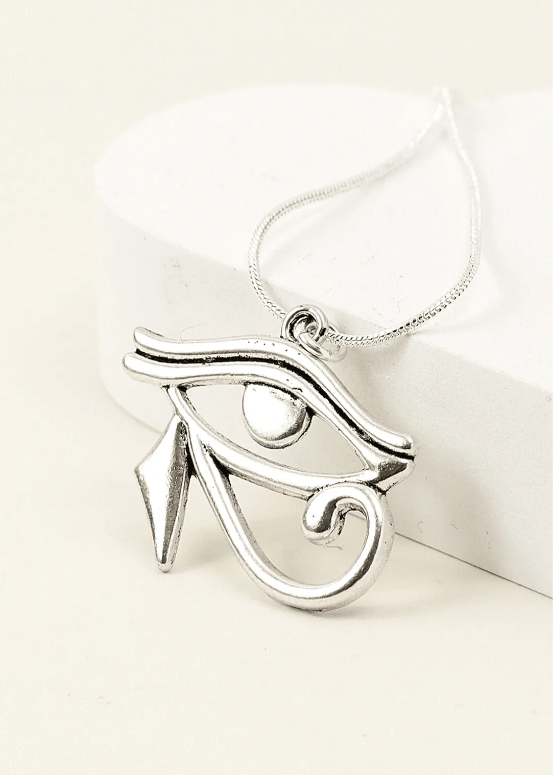 Eye of Horus Silver Necklace