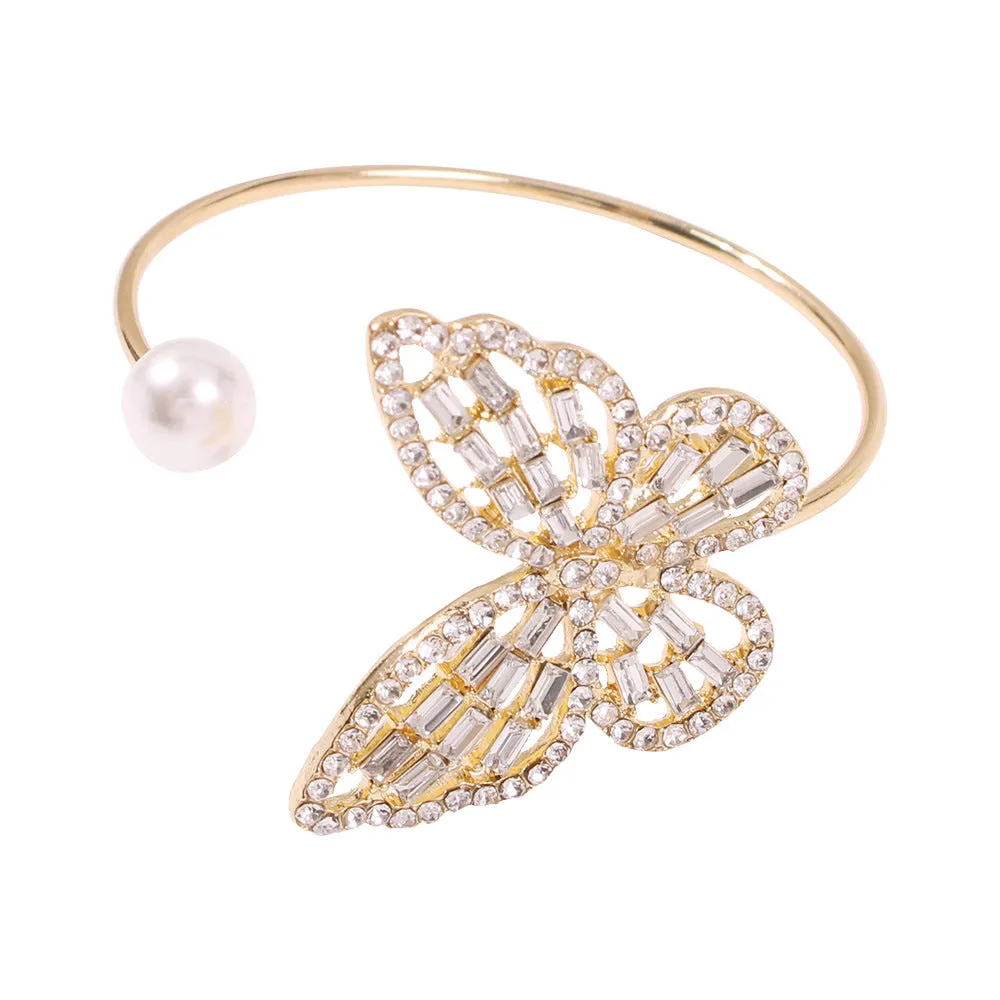 Fashion All-match Hollow Sparkling Diamond Bracelet