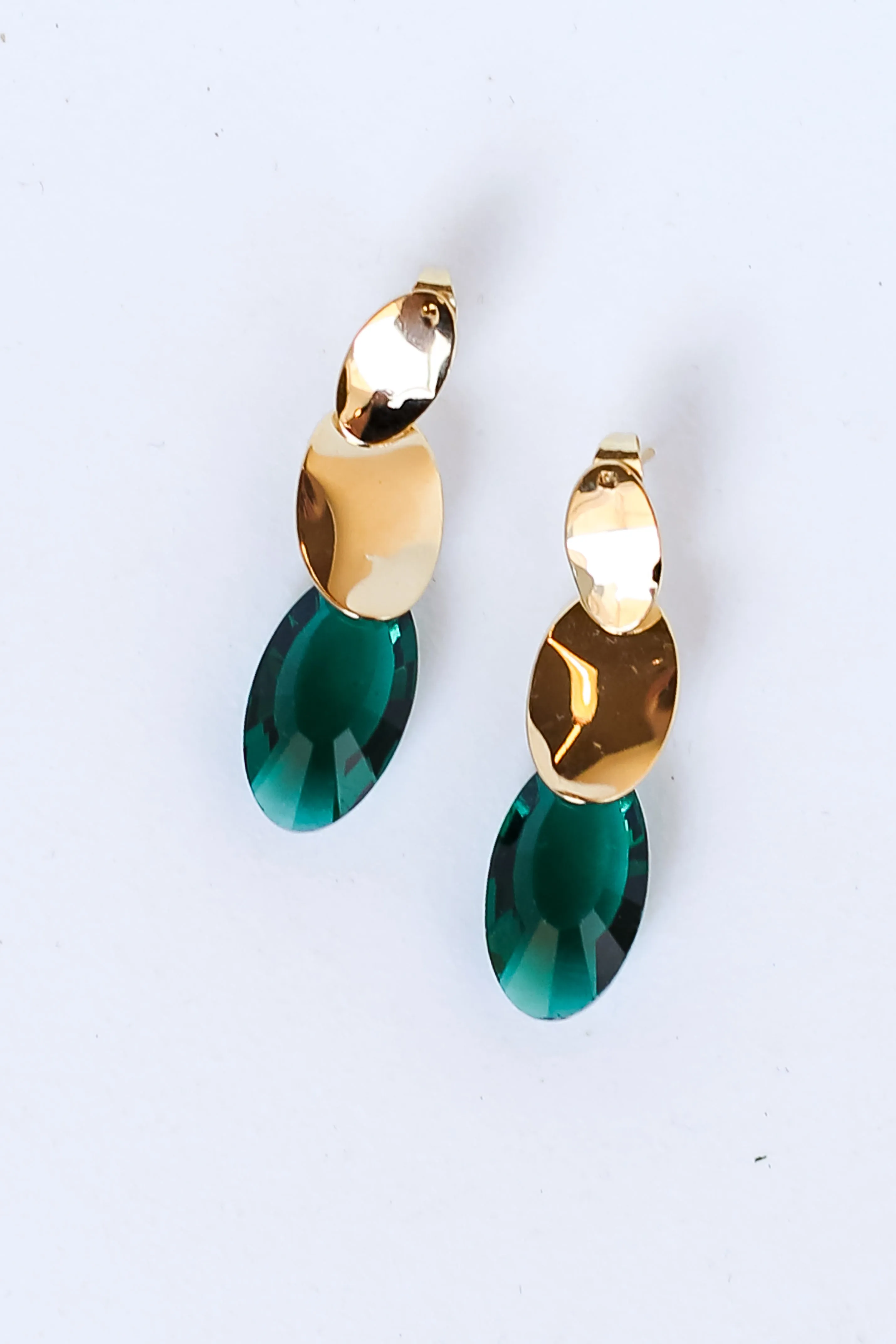 FINAL SALE - Cora Gemstone Drop Earrings