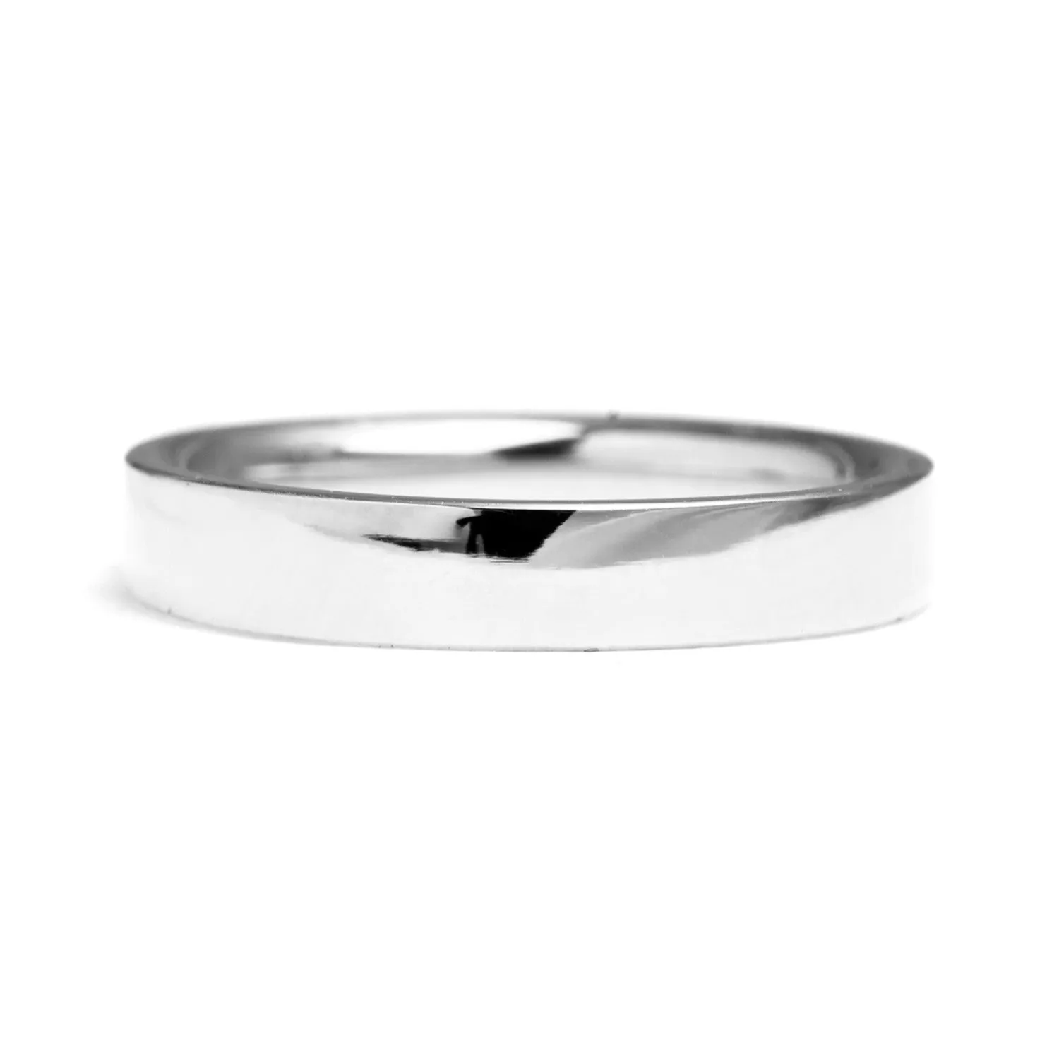 Flat Court Ethical Platinum Wedding Ring