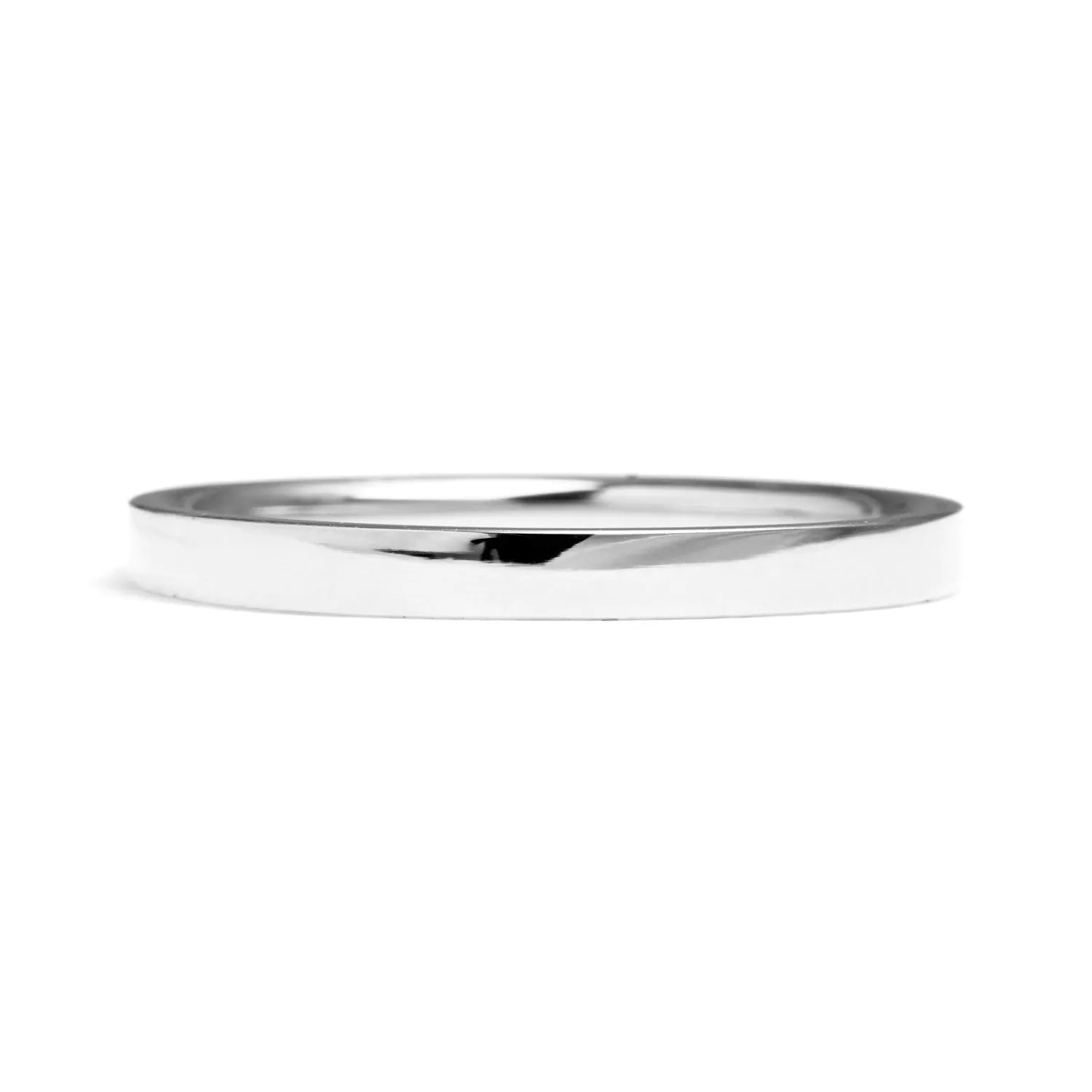 Flat Court Ethical Platinum Wedding Ring