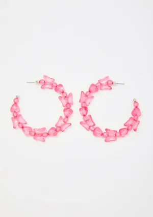 Flutter Frenzy Hoop Earrings