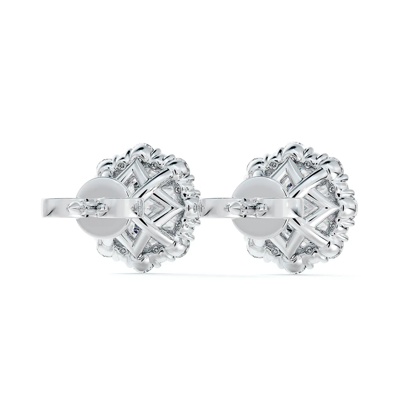 Forevermark Center of My Universe® Floral Halo Diamond Stud Earrings