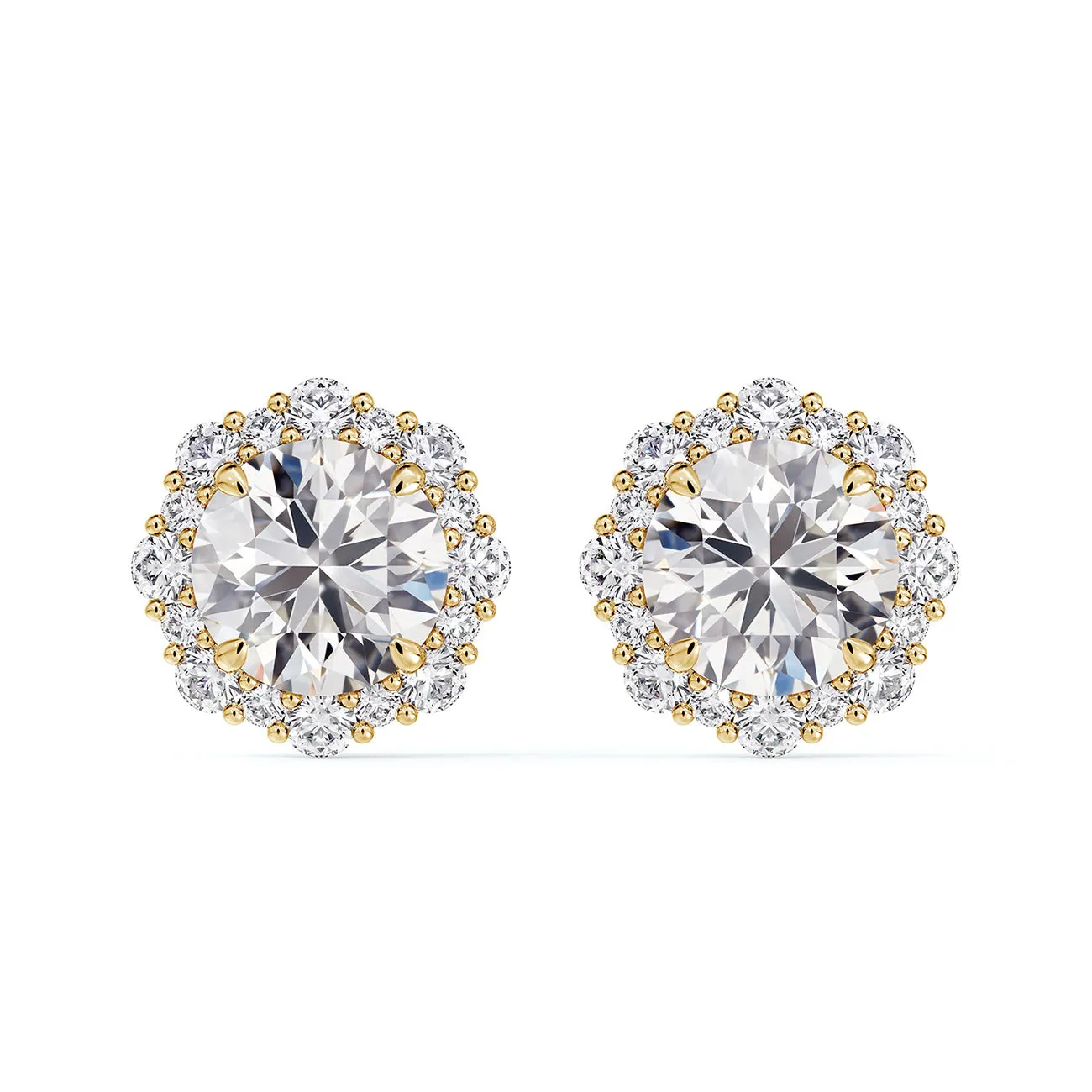 Forevermark Center of My Universe® Floral Halo Diamond Stud Earrings