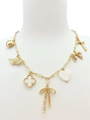 Gold Charm Necklace