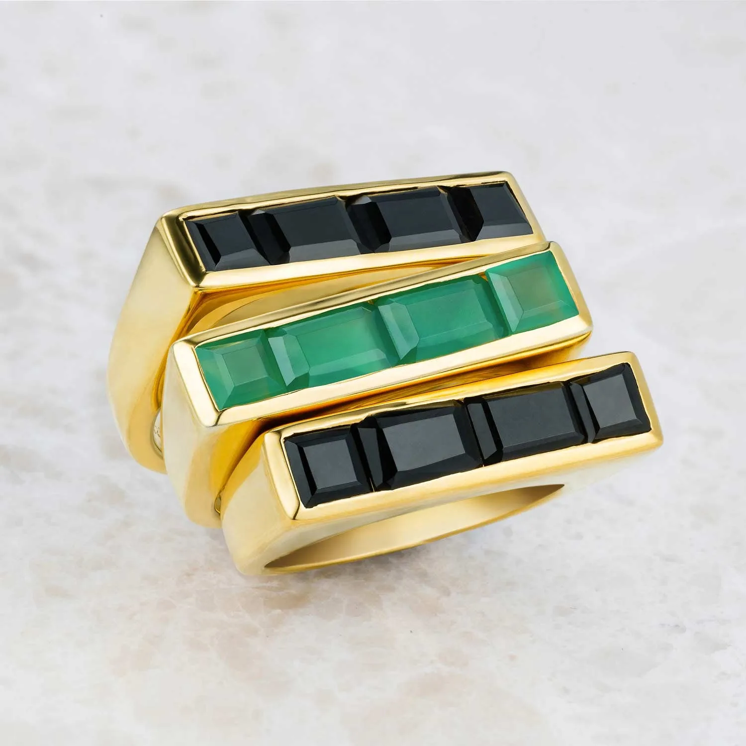 Gold Stacking Ring Equilibrium