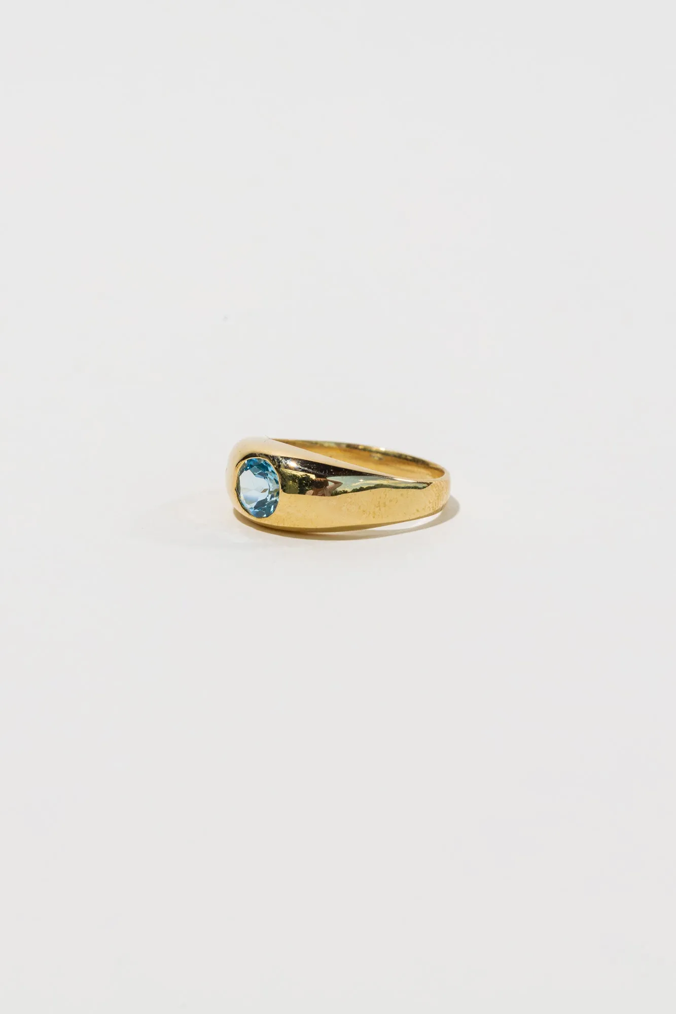 Gypsy Ring - Blue Topaz