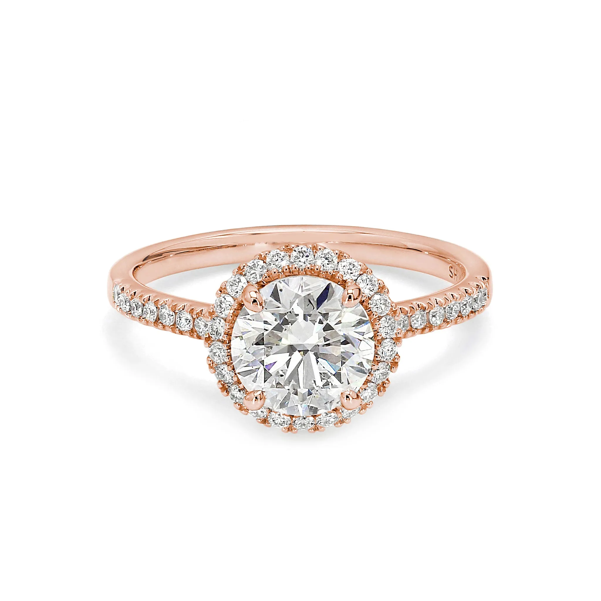 Halo Diamond Engagement Ring